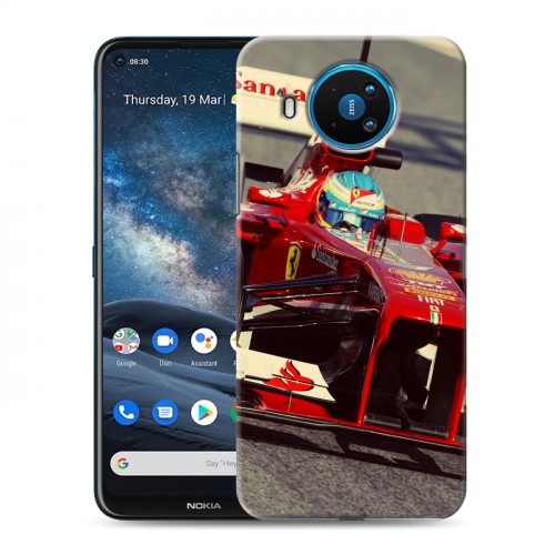 Дизайнерский силиконовый чехол для Nokia 8.3 Ferrari