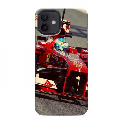 Дизайнерский силиконовый чехол для Iphone 12 Ferrari