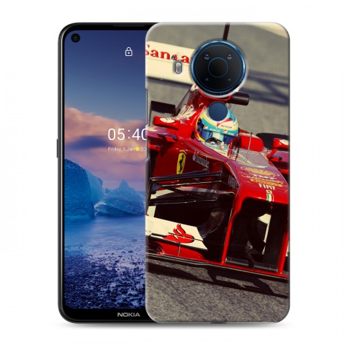 Дизайнерский силиконовый чехол для Nokia 5.4 Ferrari