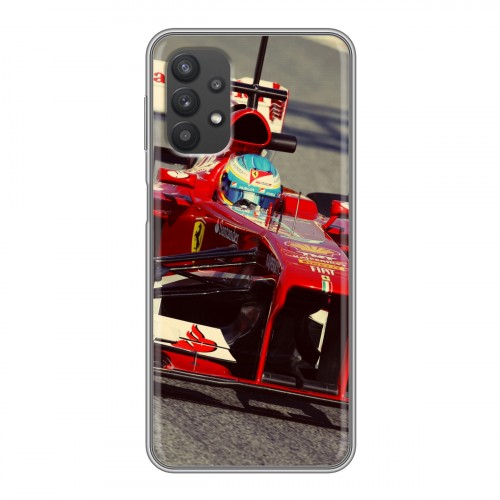 Дизайнерский силиконовый чехол для Samsung Galaxy A32 Ferrari