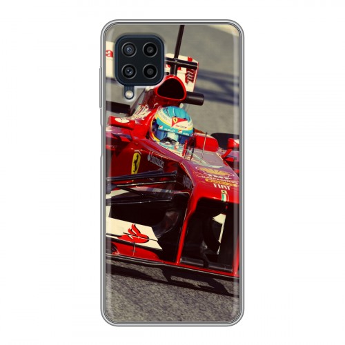 Дизайнерский пластиковый чехол для Samsung Galaxy A22 Ferrari