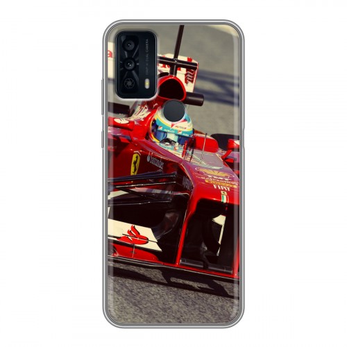 Дизайнерский силиконовый чехол для TCL 20B Ferrari