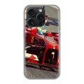 Дизайнерский силиконовый чехол для Iphone 15 Pro Ferrari