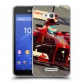 Дизайнерский пластиковый чехол для Sony Xperia E4g Ferrari