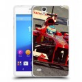 Дизайнерский пластиковый чехол для Sony Xperia C4 Ferrari