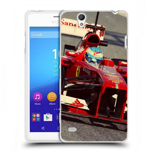 Дизайнерский пластиковый чехол для Sony Xperia C4 Ferrari