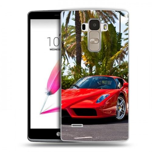 Дизайнерский силиконовый чехол для LG G4 Stylus Ferrari