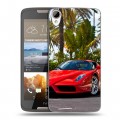 Дизайнерский пластиковый чехол для HTC Desire 828 Ferrari