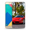 Дизайнерский силиконовый чехол для Samsung Galaxy A9 Ferrari