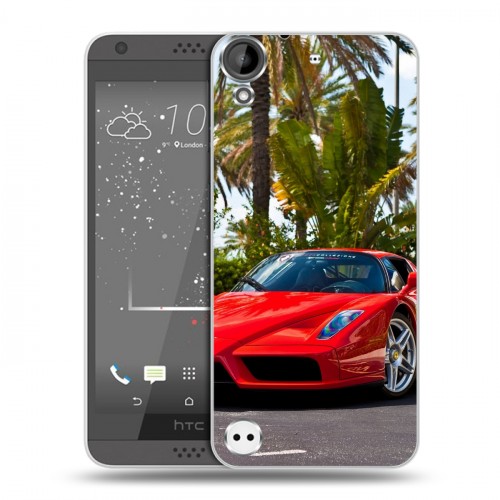 Дизайнерский пластиковый чехол для HTC Desire 530 Ferrari