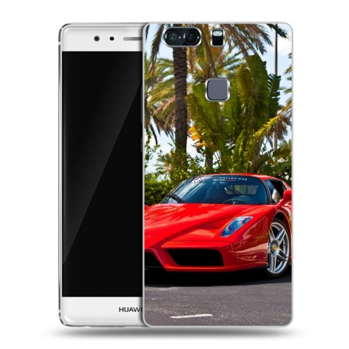 Дизайнерский пластиковый чехол для Huawei P9 Plus Ferrari