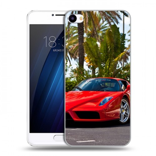 Дизайнерский пластиковый чехол для Meizu U20 Ferrari