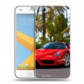 Дизайнерский пластиковый чехол для HTC One A9S Ferrari