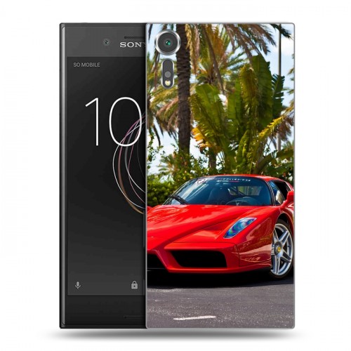 Дизайнерский пластиковый чехол для Sony Xperia XZs Ferrari