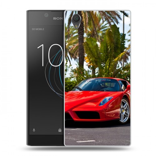 Дизайнерский пластиковый чехол для Sony Xperia L1 Ferrari