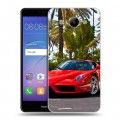 Дизайнерский пластиковый чехол для Huawei Y3 (2017) Ferrari