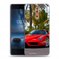 Дизайнерский пластиковый чехол для Nokia 8 Ferrari