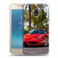 Дизайнерский пластиковый чехол для Samsung Galaxy J2 (2018) Ferrari