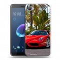 Дизайнерский пластиковый чехол для HTC Desire 12 Ferrari