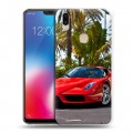 Дизайнерский пластиковый чехол для Vivo V9 Ferrari