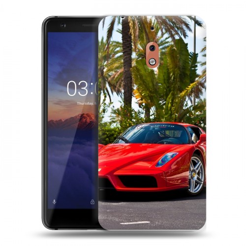 Дизайнерский силиконовый чехол для Nokia 2.1 Ferrari