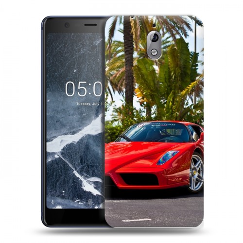 Дизайнерский силиконовый чехол для Nokia 3.1 Ferrari