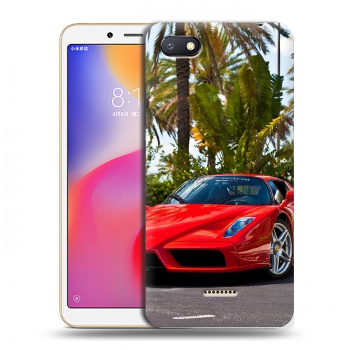 Дизайнерский пластиковый чехол для Xiaomi RedMi 6A Ferrari