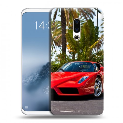 Дизайнерский силиконовый чехол для Meizu 16th Plus Ferrari