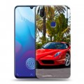 Дизайнерский пластиковый чехол для Vivo V11i Ferrari