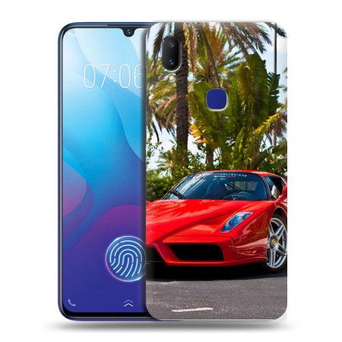 Дизайнерский пластиковый чехол для Vivo V11i Ferrari