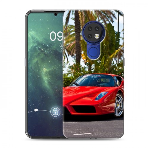 Дизайнерский силиконовый чехол для Nokia 6.2 Ferrari