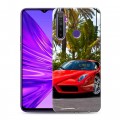 Дизайнерский силиконовый чехол для Realme 5 Ferrari