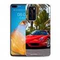 Дизайнерский пластиковый чехол для Huawei P40 Ferrari