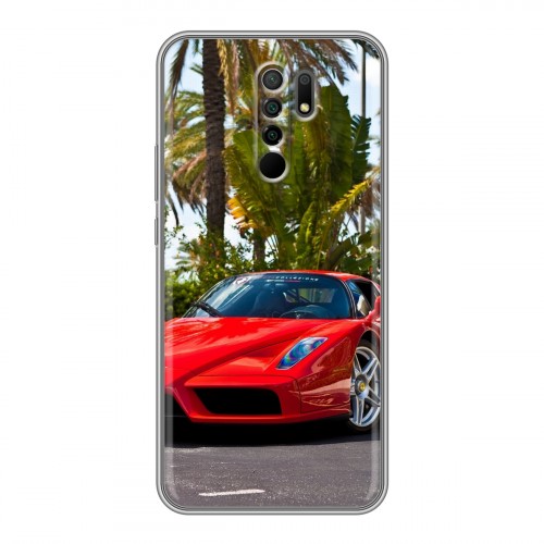 Дизайнерский силиконовый чехол для Xiaomi RedMi 9 Ferrari