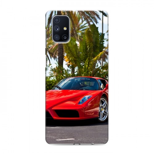 Дизайнерский пластиковый чехол для Samsung Galaxy M51 Ferrari