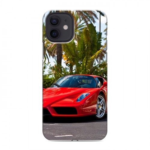 Дизайнерский силиконовый чехол для Iphone 12 Ferrari