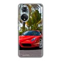 Дизайнерский пластиковый чехол для Huawei Honor 50 Ferrari