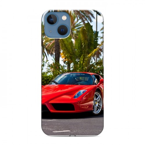 Дизайнерский силиконовый чехол для Iphone 13 Ferrari