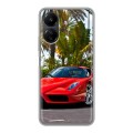 Дизайнерский силиконовый чехол для Xiaomi Poco C65 Ferrari