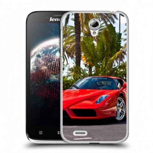 Дизайнерский пластиковый чехол для Lenovo A859 Ideaphone Ferrari