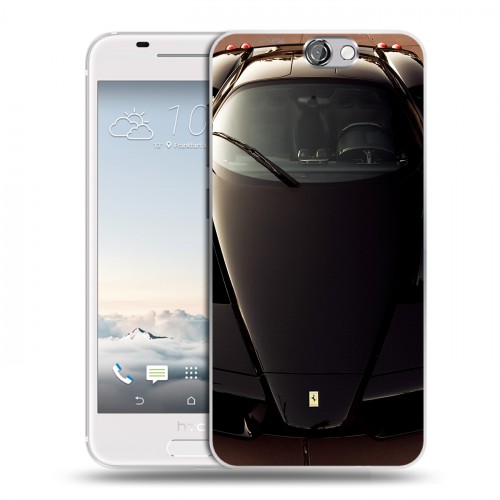 Дизайнерский пластиковый чехол для HTC One A9 Ferrari