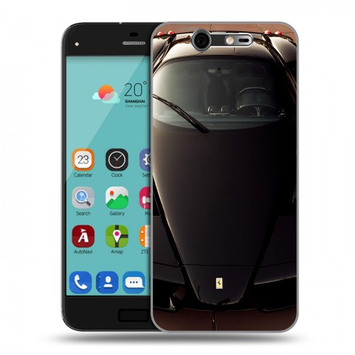 Дизайнерский силиконовый чехол для ZTE Blade S7 Ferrari