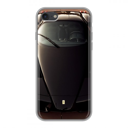 Дизайнерский силиконовый чехол для Iphone 7 Ferrari