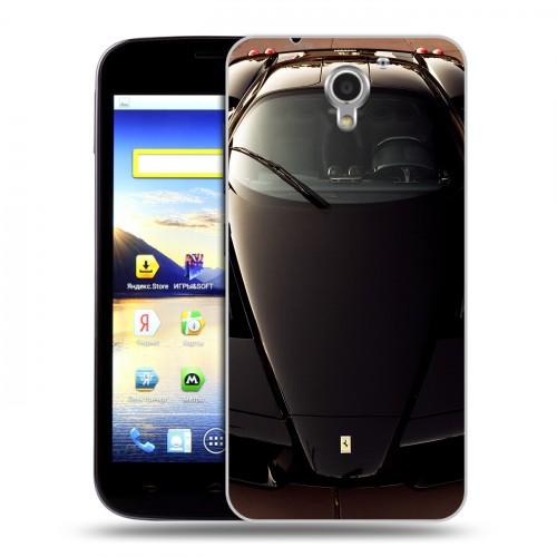 Дизайнерский пластиковый чехол для ZTE Blade A510 Ferrari