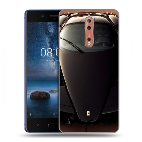 Дизайнерский пластиковый чехол для Nokia 8 Ferrari