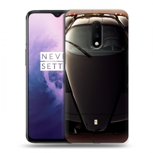 Дизайнерский пластиковый чехол для OnePlus 7 Ferrari