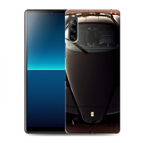 Дизайнерский силиконовый с усиленными углами чехол для Sony Xperia L4 Ferrari