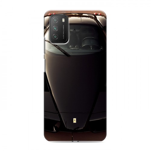 Дизайнерский пластиковый чехол для Xiaomi Poco M3 Ferrari