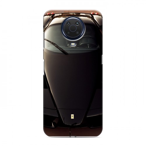 Дизайнерский силиконовый с усиленными углами чехол для Nokia G20 Ferrari