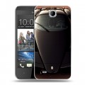 Дизайнерский пластиковый чехол для HTC Desire 300 Ferrari